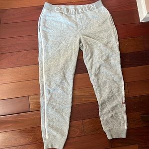 Light grey calvin klein joggers